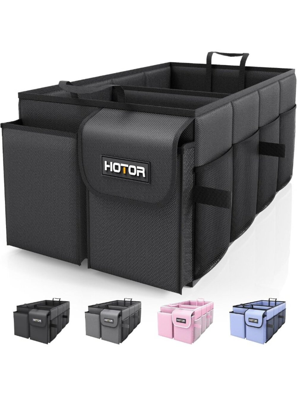 Foldable Car Trunk Organizer for SUVs & Sedans - Versatile Storage Solution